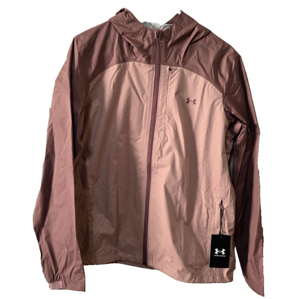 Under‎ Armour Cloudstrike Colorblock Rain Jacket Women's S Mauve/Pink NWT
